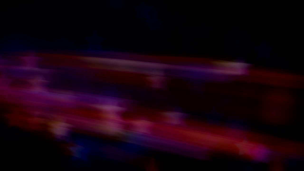 Bokeh in the background in the form of many stars