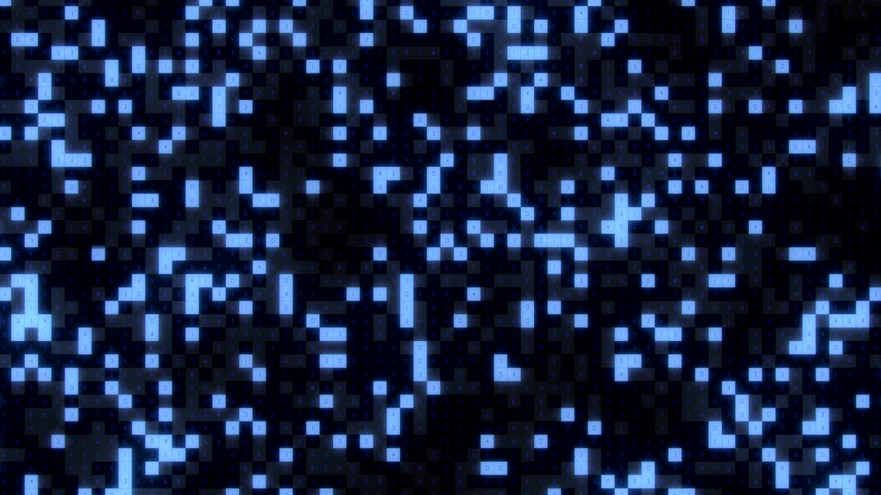 concepto de codificación hexadecimal 4k. fondo futurista con números y letras.