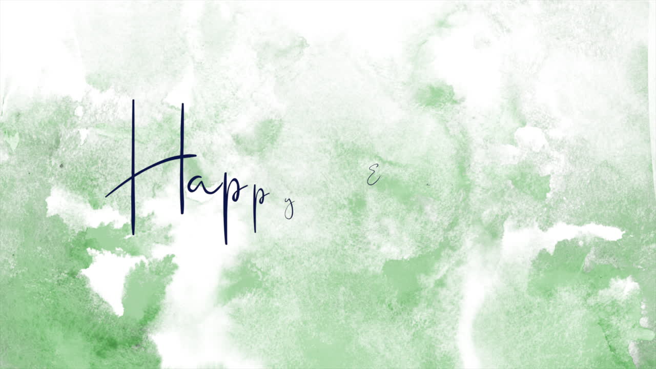 다채로운 수채화 부활절 인사 문자