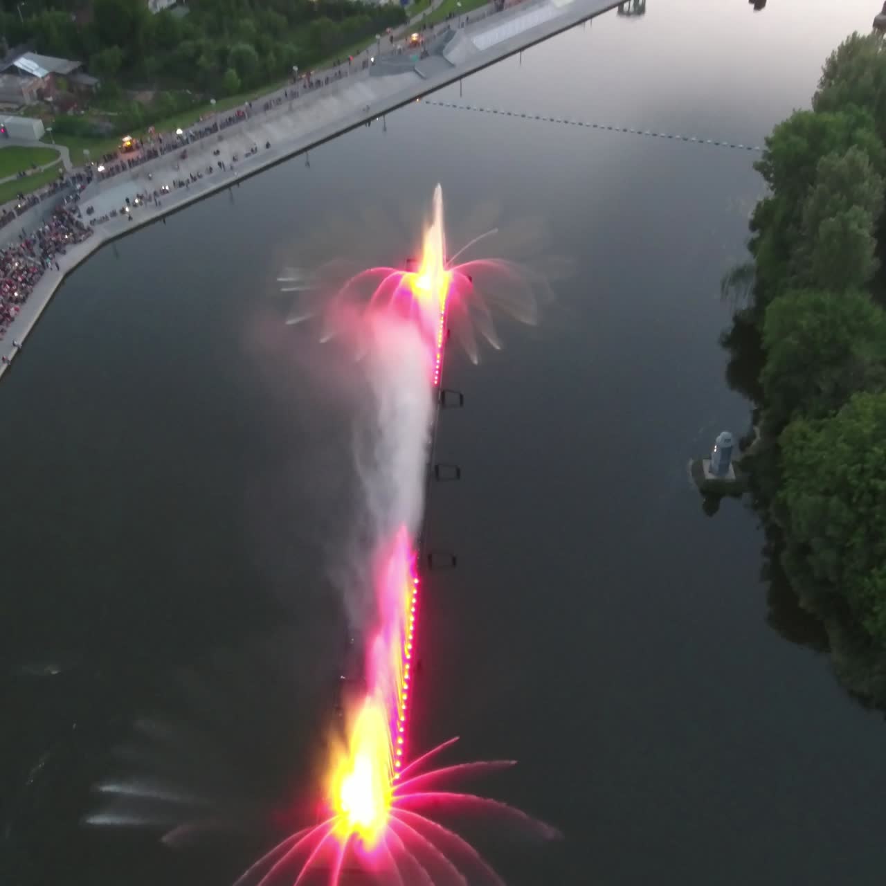 Colorful And Musical Fountain