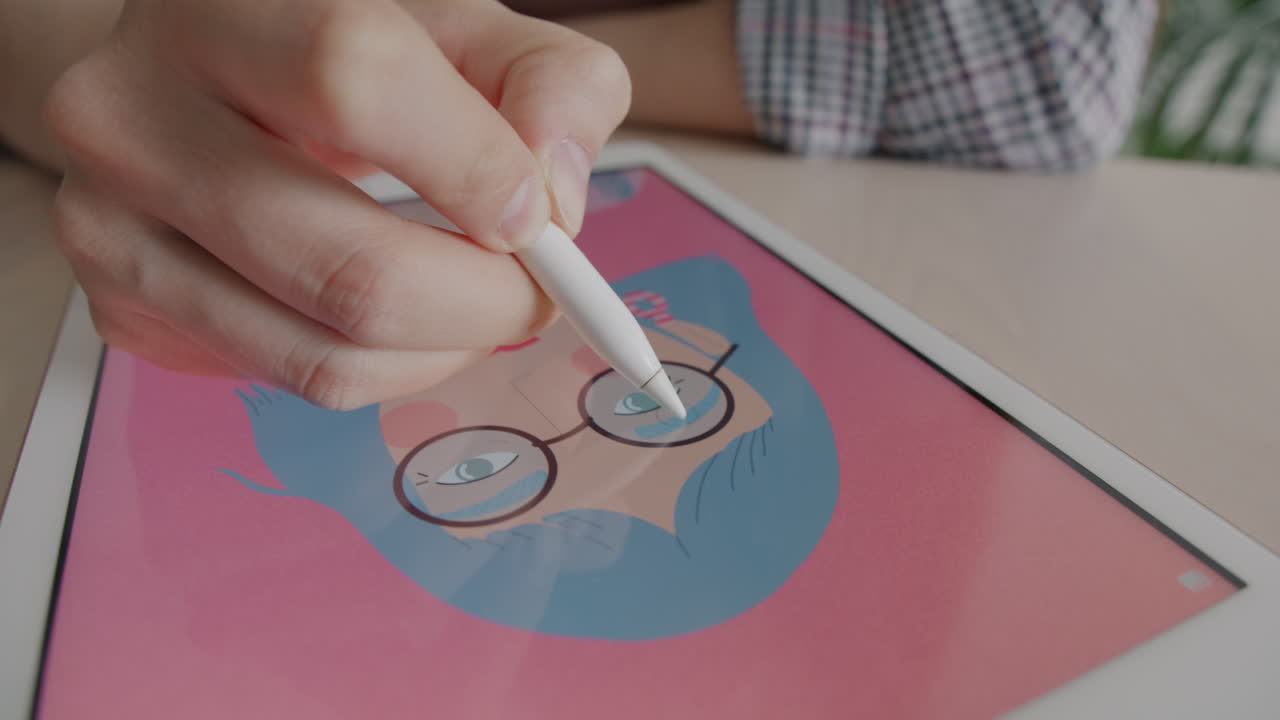 Ilustración digital de retratos