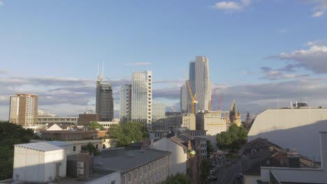 frankfurt office towers and residential buildings