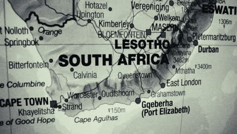 map of south africa