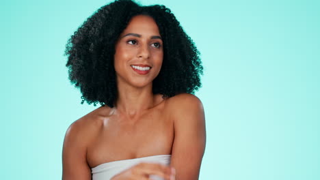 portrait of a beautiful woman with curly hair