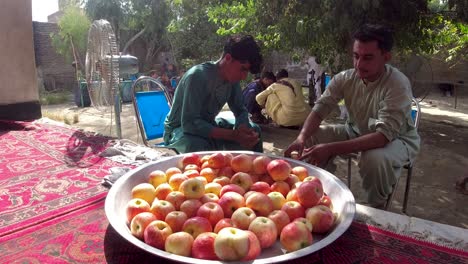 manzanas para refrescarse