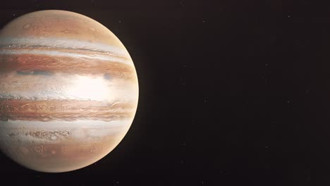 caras de júpiter, orbitando el sol - lapso de tiempo