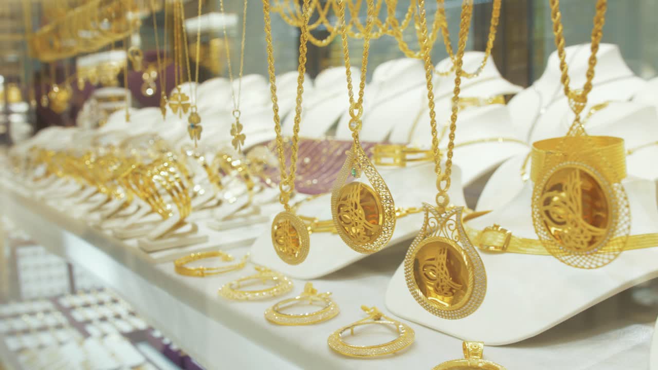 펜던트에 터키 보석 tughra 붓글씨 엠블럼