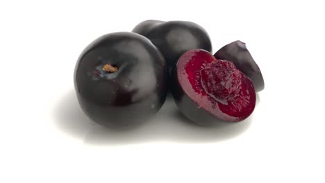 blue round plum