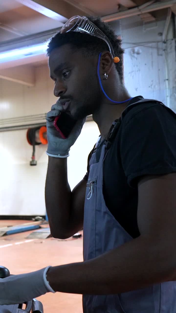 Mechanic working at a car repair shop