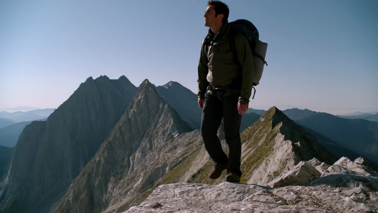 A Hiker's Journey: Conquering Mountain Peaks