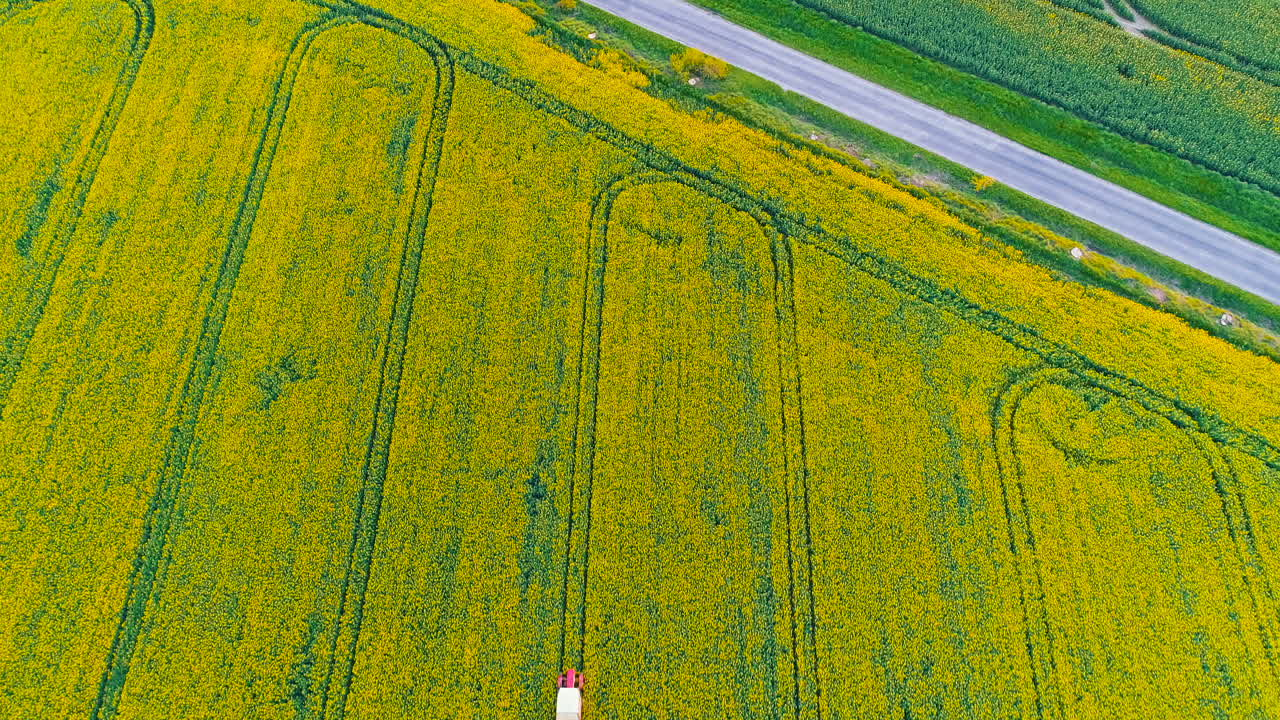 살충제를 살포하는 트랙터의 농업 공중 13