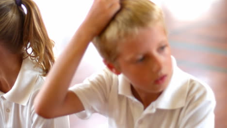 kids interacting with each other