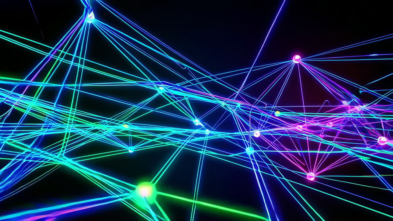 diseño abstracto de la red