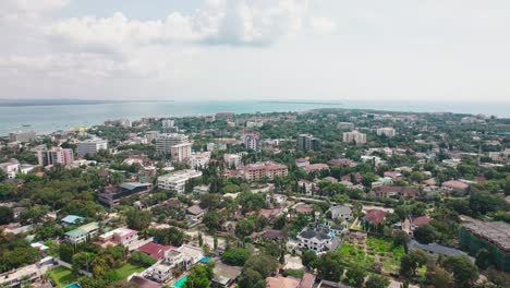 Paisaje-Urbano-De-Masaki,-Un-Distrito-Administrativo-En-El-Distrito-De-Kinondoni,-Región-De-Dar-Es-Salaam,-Tanzania
