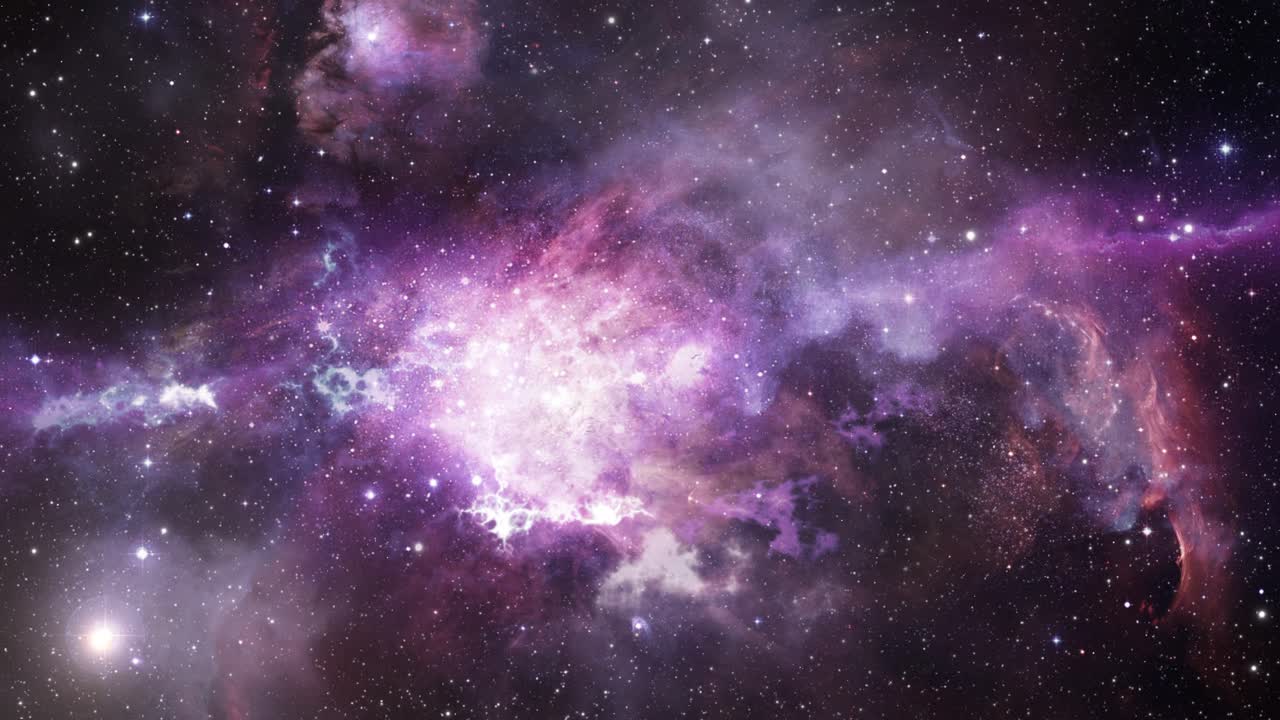 4k universo de estrellas brillantes y nebulosas