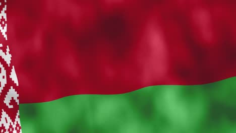 belarusian flag waving in the wind