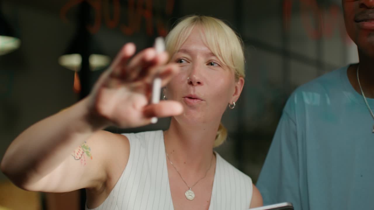 discusión de reuniones de negocios