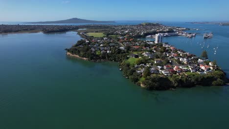 Suburbio-De-Stanley-Point-En-La-Costa-Norte-De-Auckland-En-La-Isla-Norte,-Nueva-Zelanda