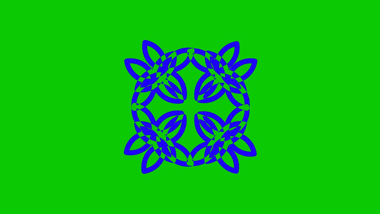 modelo de video 4k con efecto estroboscópico e hipnótico, en formato de video 16: 9.