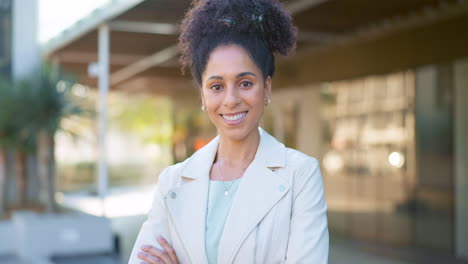 black woman, smile portrait