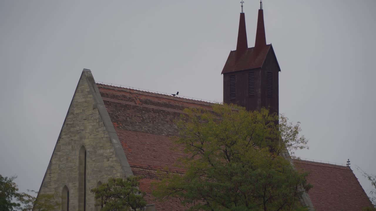 Beautiful Ancestral House in Budapest, Hungary -Low Angle Shot