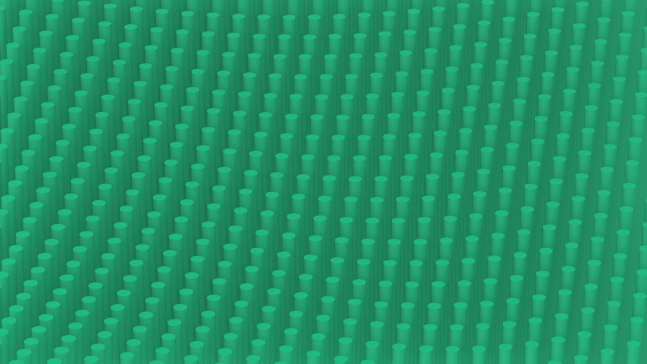 línea turcuaz de bucle de cilindro de transformación