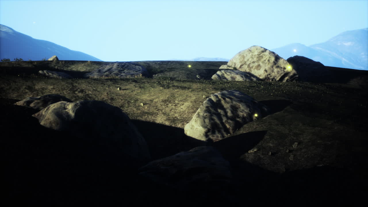 경치 좋은 산악 풍경