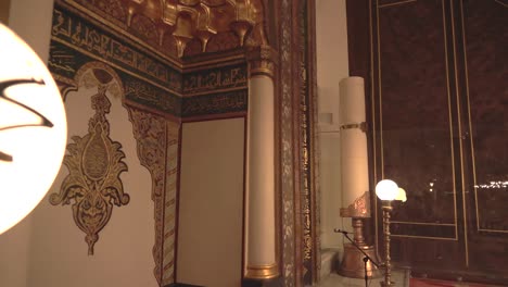interior of world's most beautiful giant historic great mosque