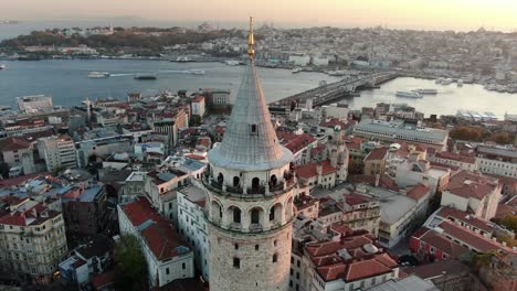 istanbul, galata tower, morning to day