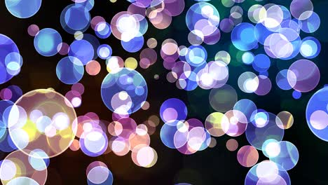 rainbow dark light bubble divine dimension bokeh blur absract dark screen background