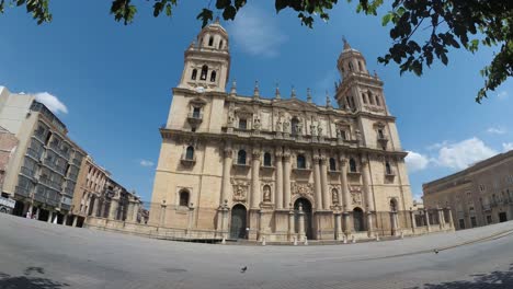 jaen spain city centre and streets some views on this old city in andalusia spain at 4k 24fps