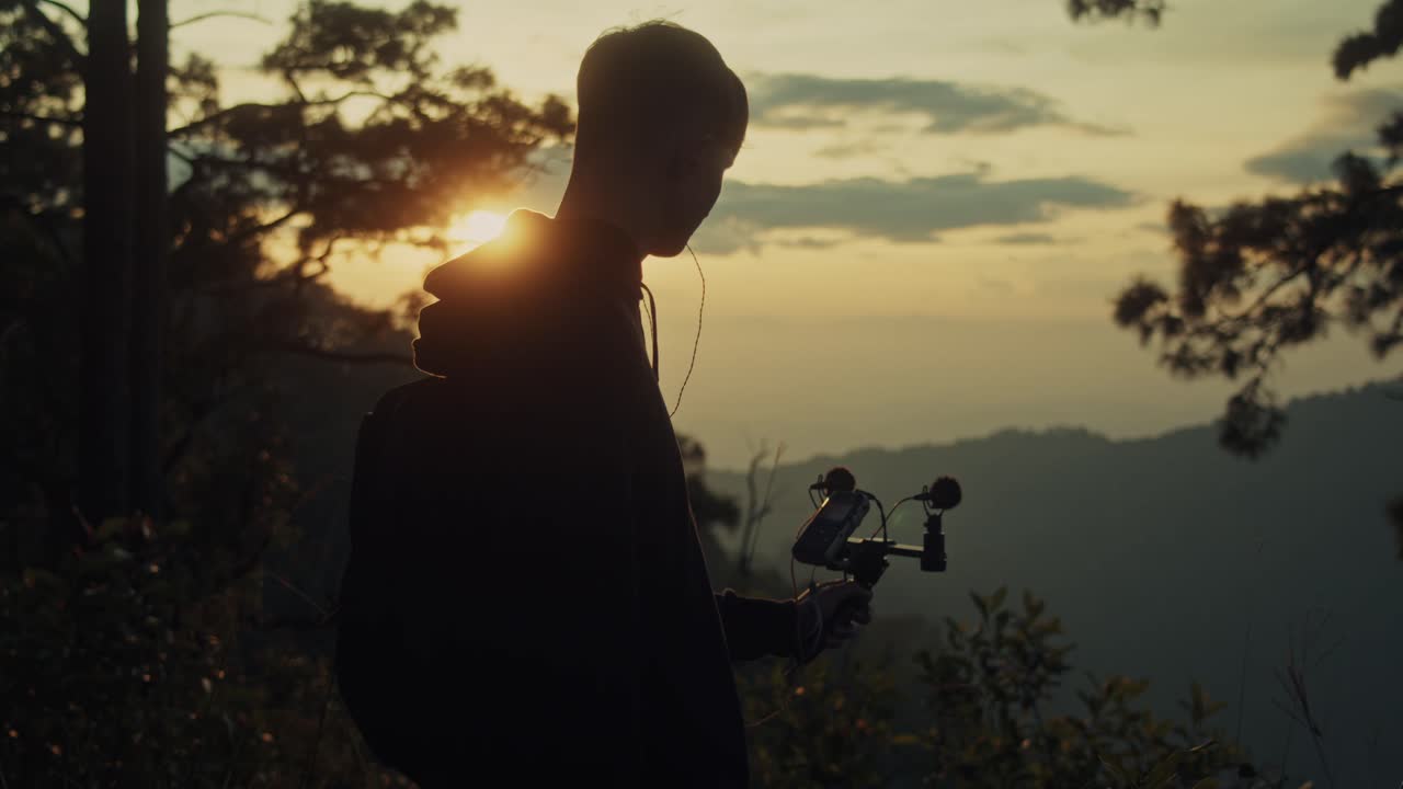 Sunset Vlog on Mountaintop
