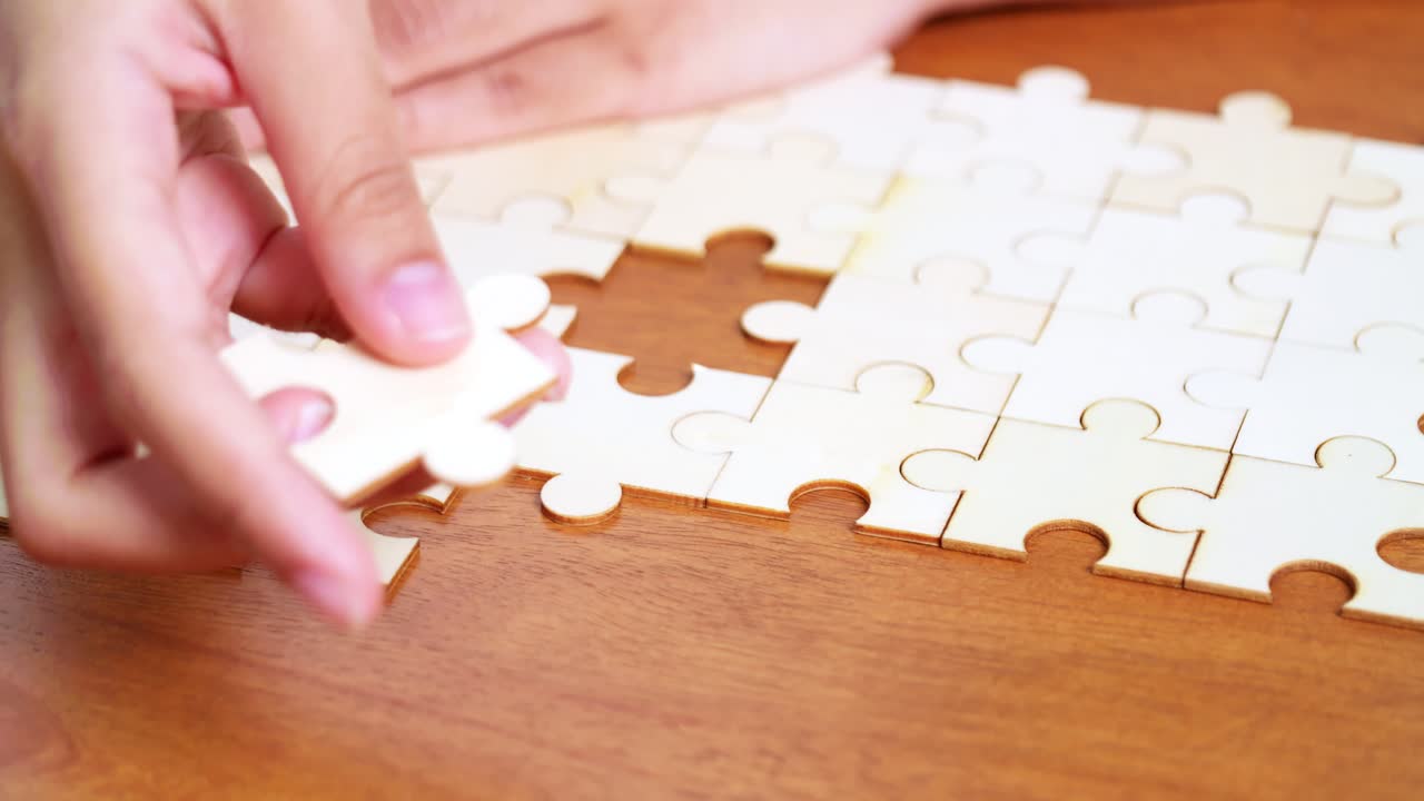 Engage a calming and focused puzzle-solving session at home enhancing creativity and mindfulness