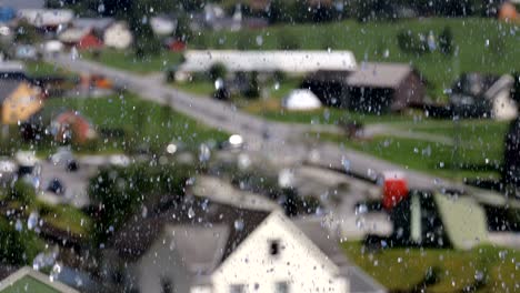 rain drops close-up on a very short exposure.