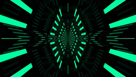 technological looped abstract background hallway tunnel