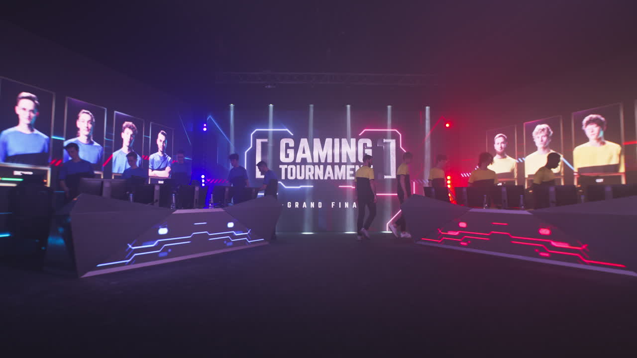 Esports Gaming Tournament Grand Final Entrance