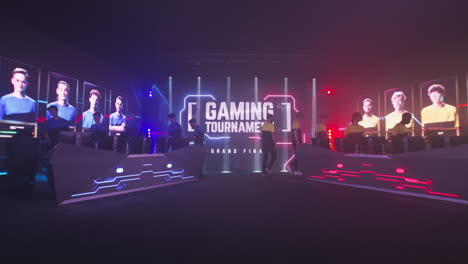 esports gaming tournament grand final entrance