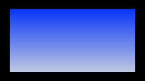 animation of softly blended blue to white background opening up, then closing on black background