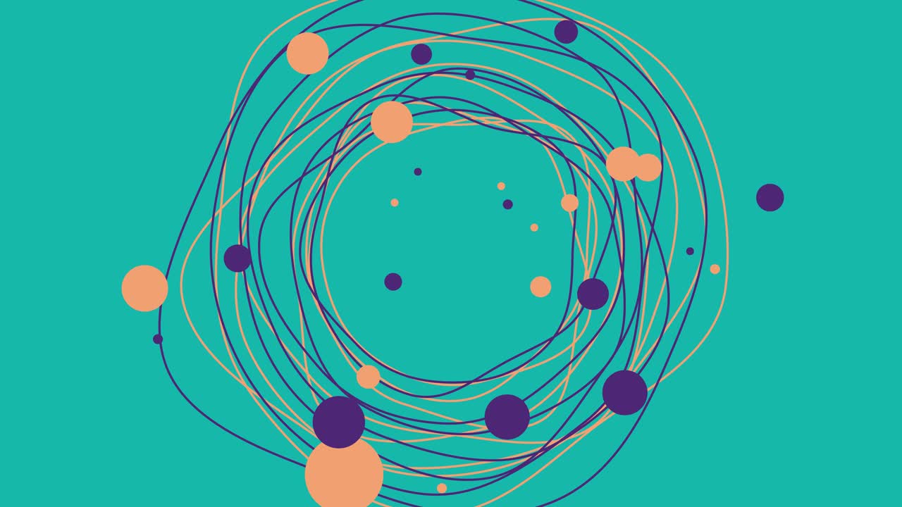 기하학적 모던 색상 배경