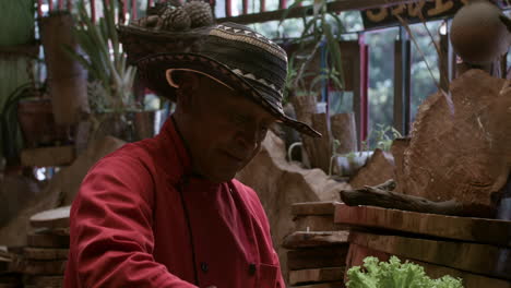 man cooking in the kitchen