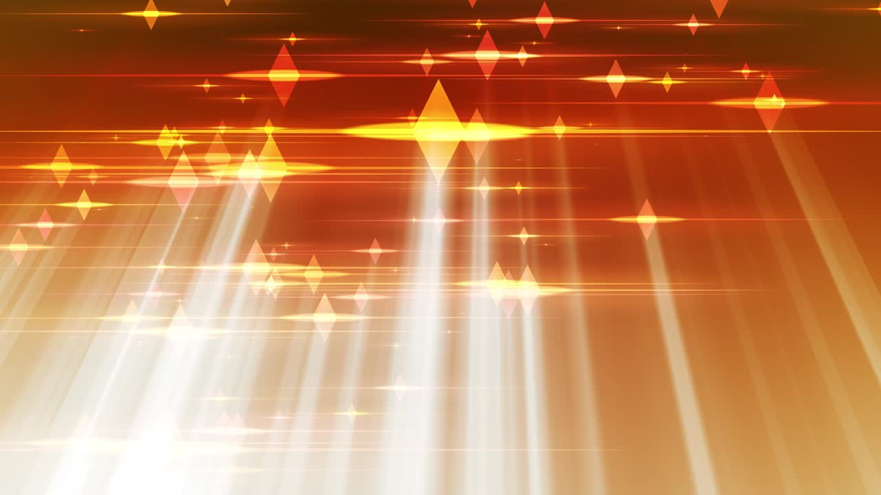 배경 루프, 입자, 빛의 광선으로 별