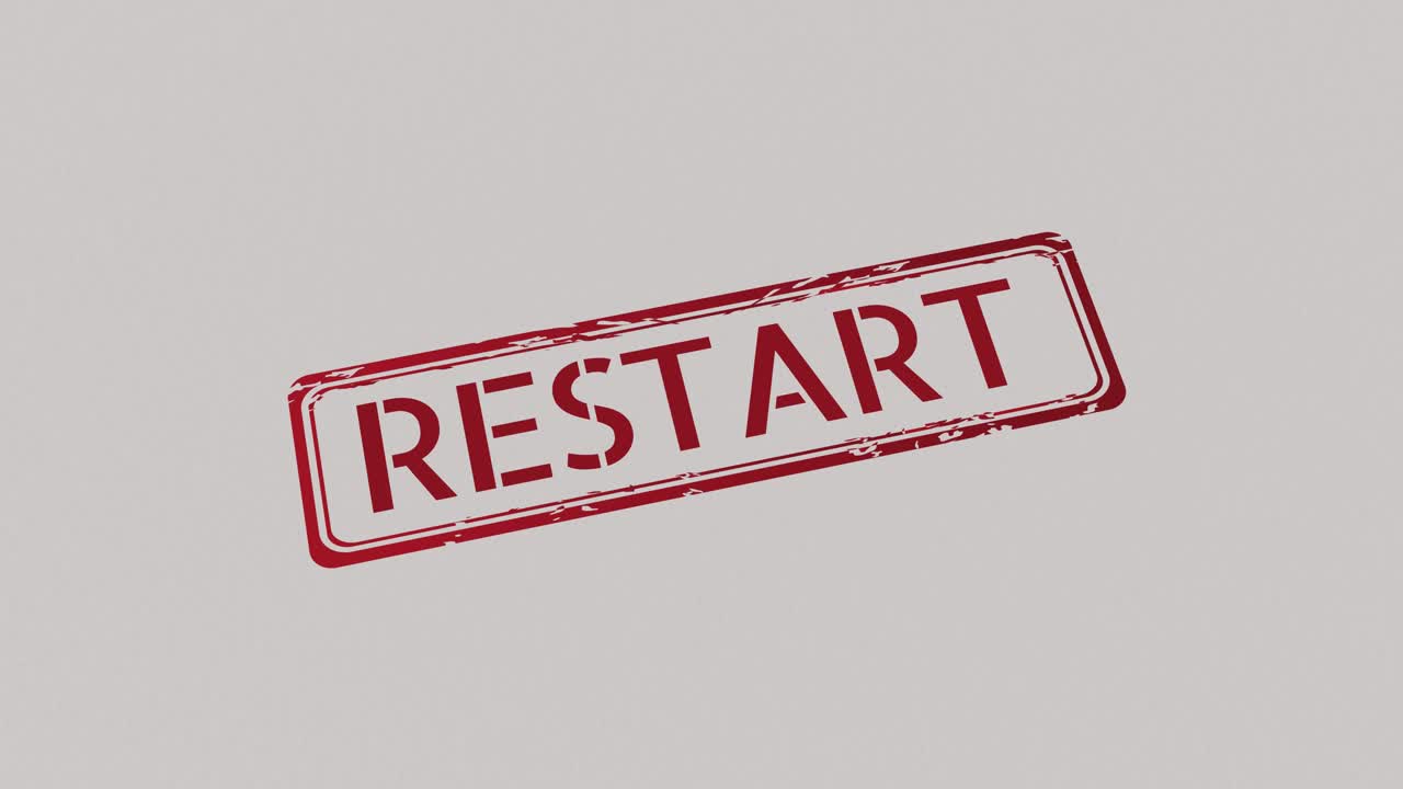 sello de reanudación