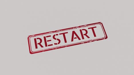 restart stamp