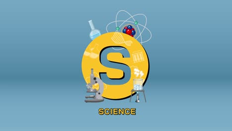 animated representation of stem fields and their components