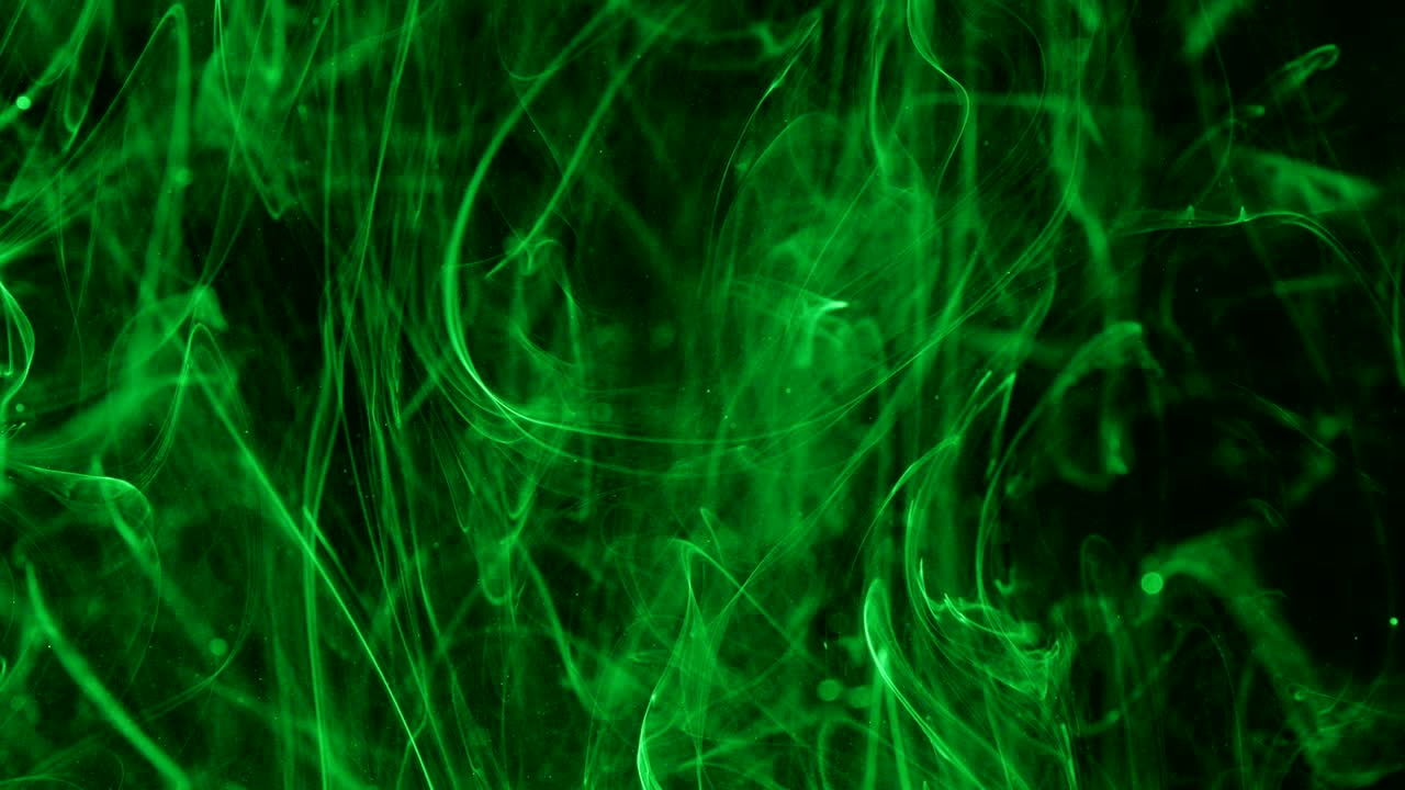 Green Ink Over White