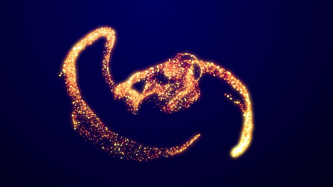 4k fondo de partículas como confeti en el aceite. magia brillos dorados ardientes brillan y brillan, girando en líquido viscoso, colorido brillando en la luz. lumma mate como canal alfa. render 3d. v11