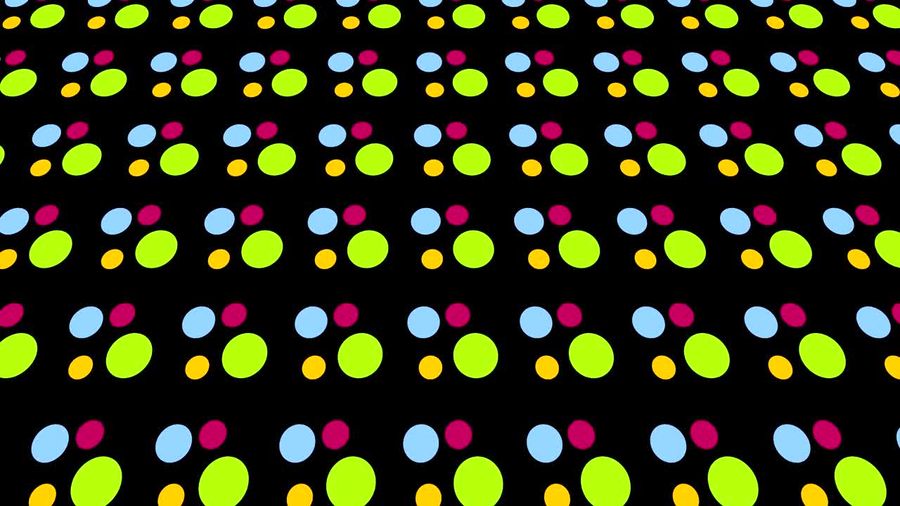 patrón de video gráfico con figuras geométricas que se inclina hacia arriba y se mueve.