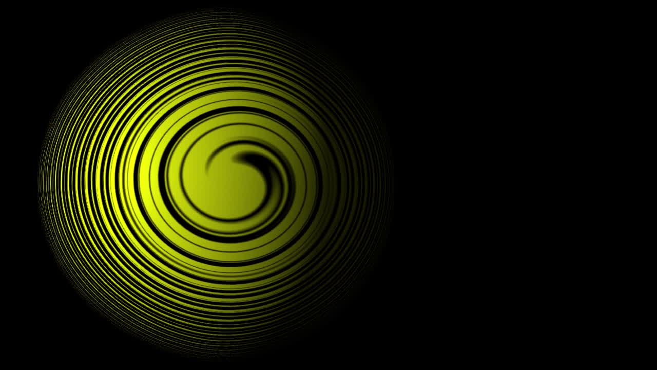 Spiral of lines animation