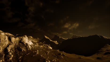 Dark-clouds-over-volcanic-valley-with-grass-and-rocks