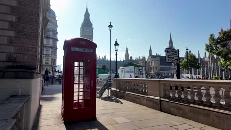 big ben and red telephone box in london